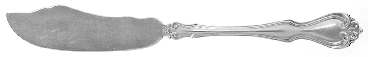 Hampton (Sterling, 1904) Flat Handle Master Butter Knife by Wallace Silver-1