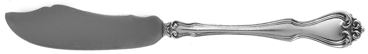 Hampton (Sterling, 1904) Flat Handle Master Butter Knife by Wallace Silver-1