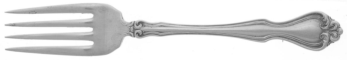 Hampton (Sterling, 1904) Individual Salad Fork by Wallace Silver-1