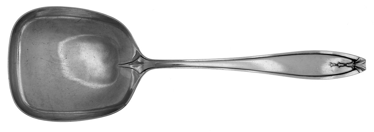 Hostess (Silverplate, 1920) Solid Smooth Casserole Spoon by Wallace Silver-1