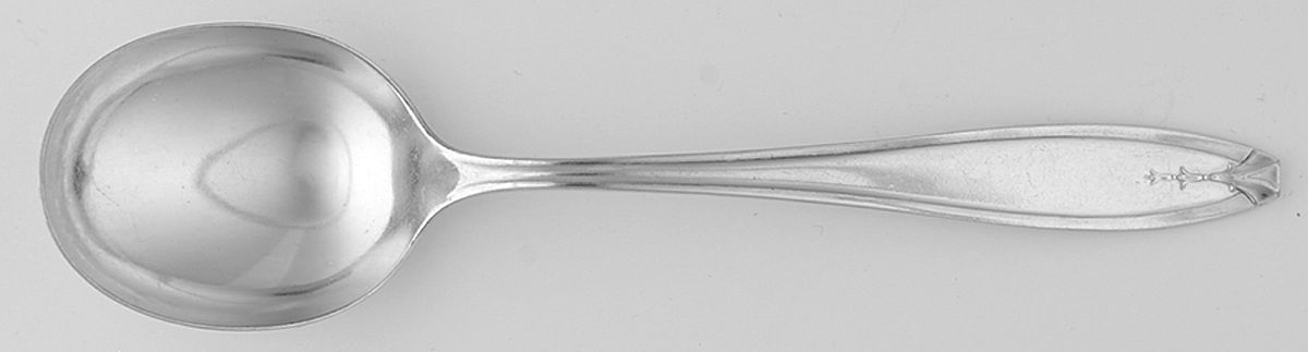 Hostess (Silverplate, 1920) Round Bowl Soup Spoon (Gumbo) by Wallace Silver-1