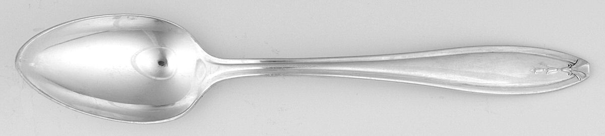 Hostess (Silverplate, 1920) Monogram Teaspoon by Wallace Silver-1