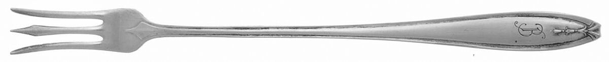 Hostess (Silverplate, 1920) Long Handle Pickle/Olive Fork by Wallace Silver-1