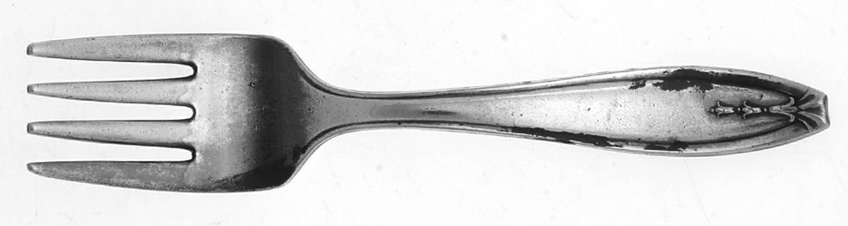 Hostess (Silverplate, 1920) Baby Fork by Wallace Silver-1
