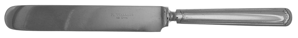 Hudson (Silverplate, 1917) Blunt Solid Knife by Wallace Silver-1
