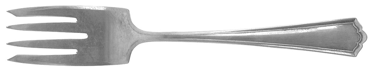 Hudson (Silverplate, 1917) Monogram Individual Salad Fork by Wallace Silver-1