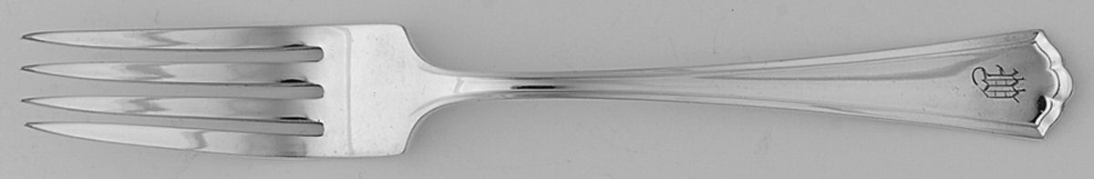 Hudson (Silverplate, 1917) Monogram Fork by Wallace Silver-1