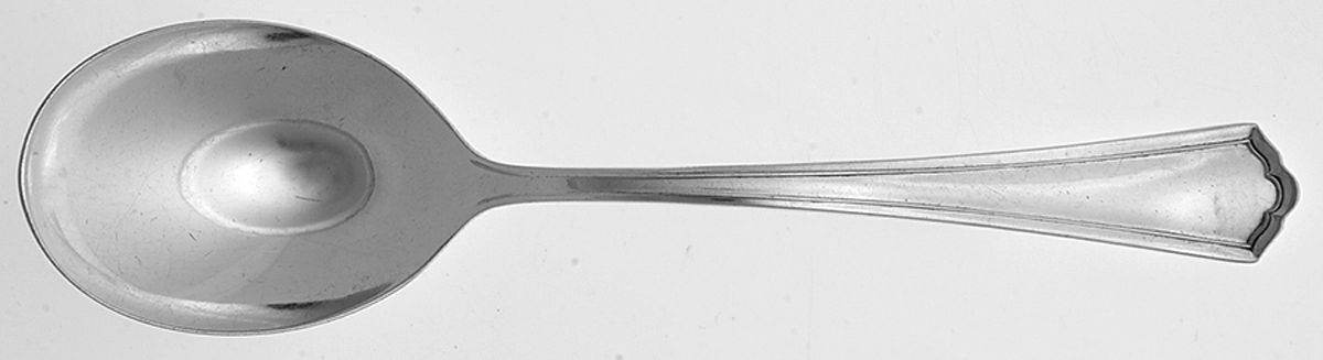 Hudson (Silverplate, 1917) Round Bowl Soup Spoon (Gumbo) by Wallace Silver-1