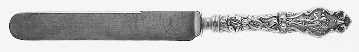 Irian (Sterling, 1902, No Monograms) Old French Hollow Knife with Bolster by Wallace Silver-1
