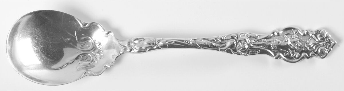 Irian (Sterling, 1902, No Monograms) Ice Cream Spoon Individual by Wallace Silver-1
