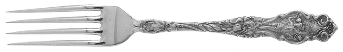 Irian (Sterling, 1902, No Monograms) Fork by Wallace Silver-1