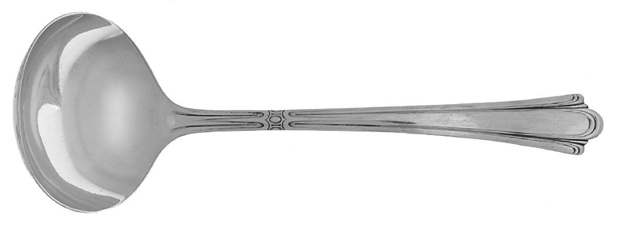 Iris (Silverplate, 1936) Solid Gravy Ladle by Wallace Silver-1