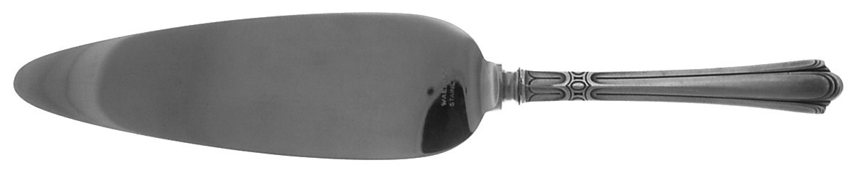 Iris (Silverplate, 1936) Pie Server with Stainless Blade by Wallace Silver-1