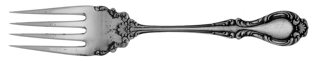 Joan (Silverplate, 1896) Individual Solid Fish Fork by Wallace Silver-1