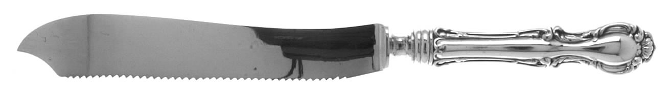 Joan (Silverplate, 1896) Bread Knife with Silverplate Blade by Wallace Silver-1
