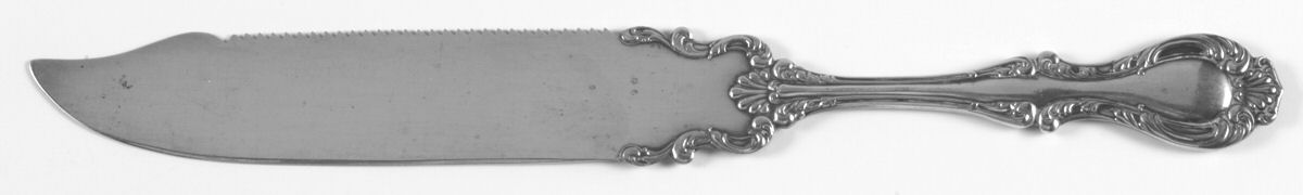 Joan (Silverplate, 1896) Cake Saw Solid Piece by Wallace Silver-1