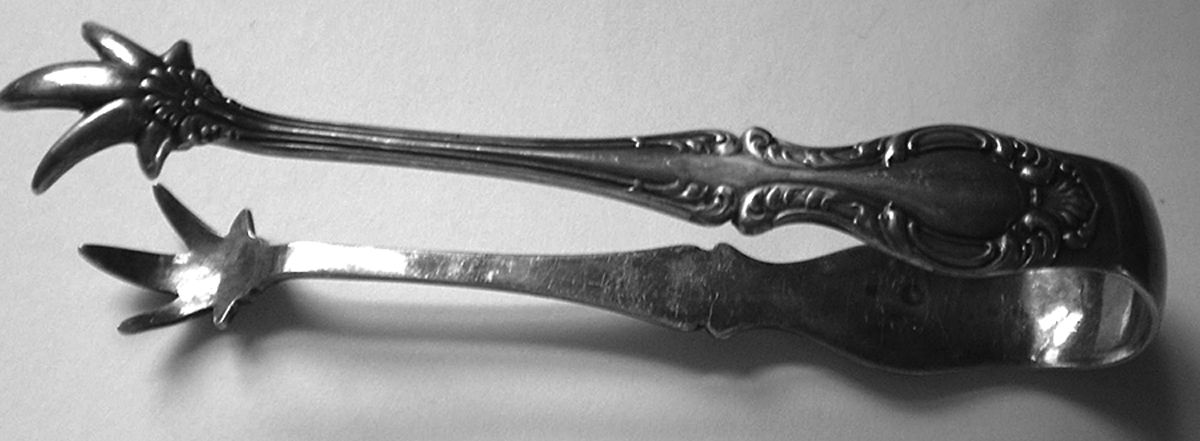 Joan (Silverplate, 1896) Sugar Tongs by Wallace Silver-1