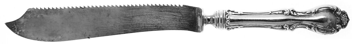 Joan (Silverplate, 1896) Cake Saw with Silverplate Blade by Wallace Silver-1