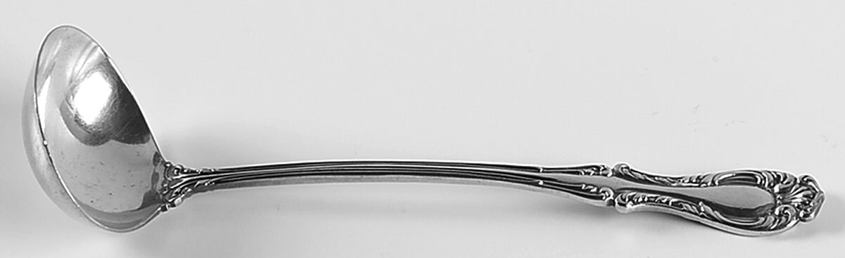 Joan (Silverplate, 1896) Solid Piece Cream Ladle by Wallace Silver-1