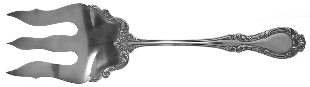 Joan (Silverplate, 1896) Solid Salad Serving Fork by Wallace Silver-1