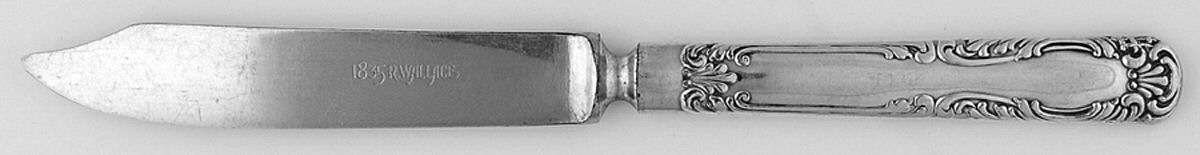 Joan (Silverplate, 1896) Individual Solid Fruit Knife by Wallace Silver-1