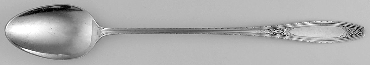 Juliet (Sterling, 1924, No Monograms) Iced Tea Spoon by Wallace Silver-1