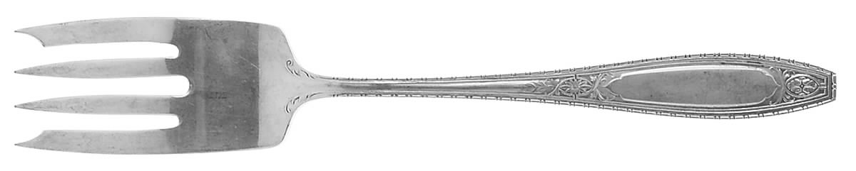 Juliet (Sterling, 1924, No Monograms) Small Solid Cold Meat Serving Fork by Wallace Silver-1