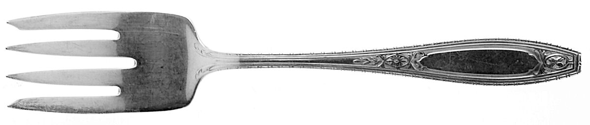Juliet (Sterling, 1924, No Monograms) Individual Salad Fork by Wallace Silver-1