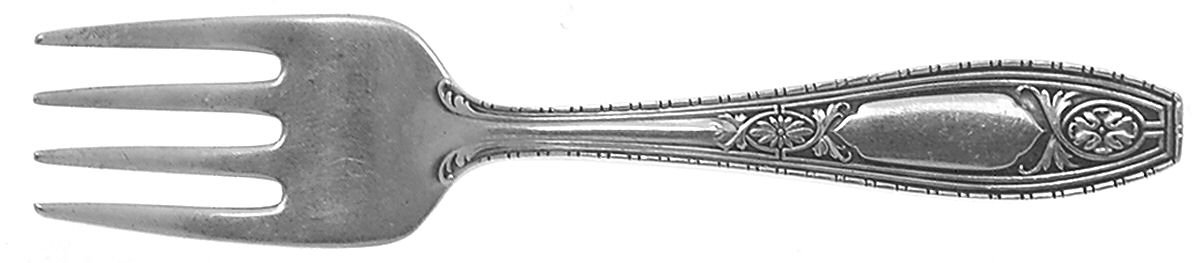 Juliet (Sterling, 1924, No Monograms) Baby Fork by Wallace Silver-1