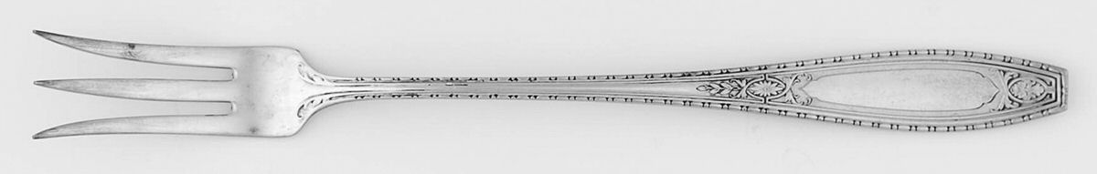 Juliet (Sterling, 1924, No Monograms) Short Handle Pickle/Olive Fork by Wallace Silver-1