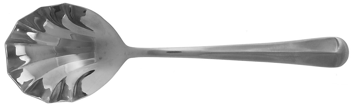 Kensington (Stainless) Solid Shell Casserole Spoon by Wallace Silver-1