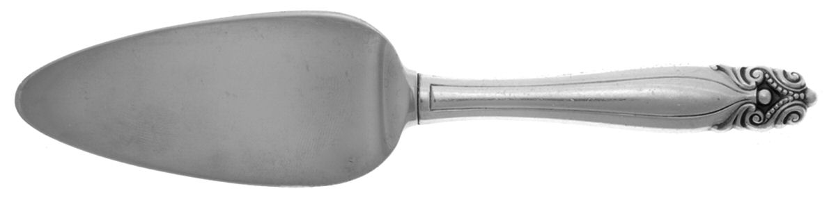 King Christian (Sterling, 1940, No Monograms) Cheese Server with Stainless Blade by Wallace Silver-1