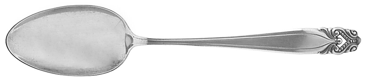 King Christian (Sterling, 1940, No Monograms) Tablespoon (Serving Spoon) by Wallace Silver-1