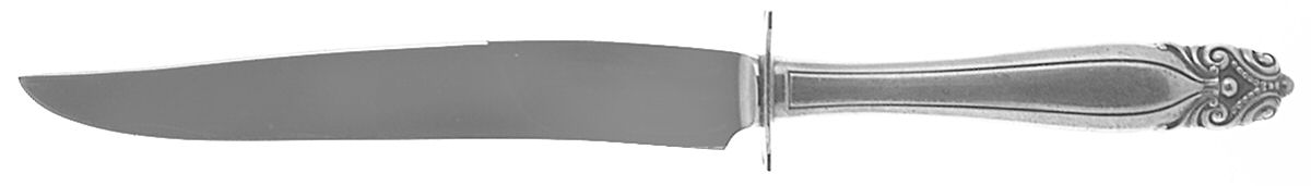 King Christian (Sterling, 1940, No Monograms) Small Steak Carving Knife with Stainless Blade by Wallace Silver-1