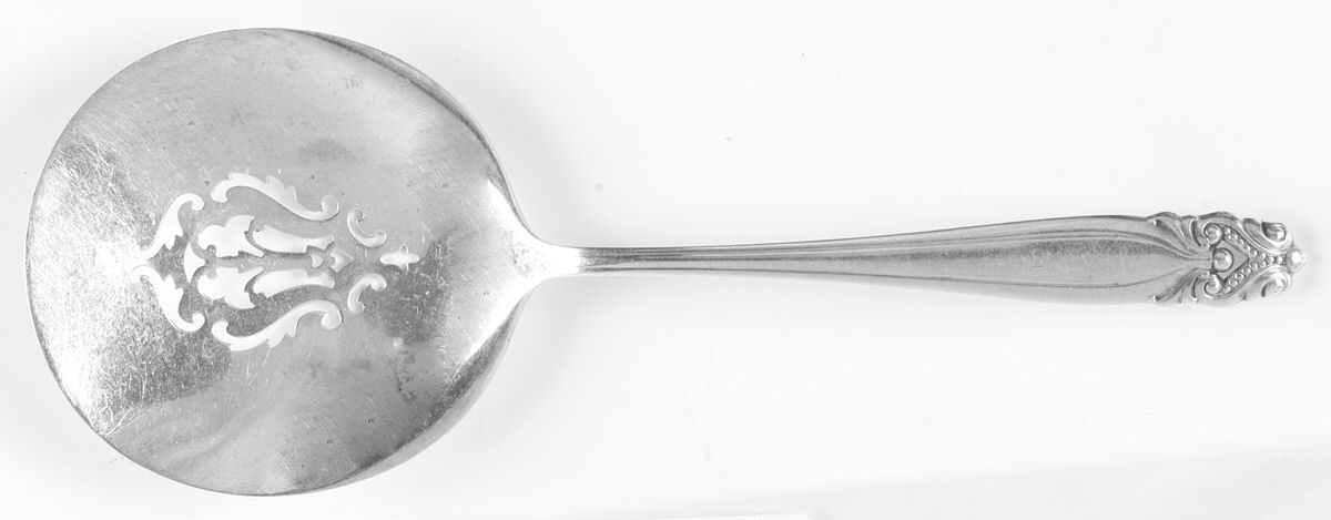 King Christian (Sterling, 1940, No Monograms) Tomato Server, Solid Piece by Wallace Silver-1