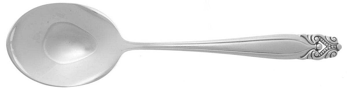 King Christian (Sterling, 1940, No Monograms) Sugar Spoon by Wallace Silver-1