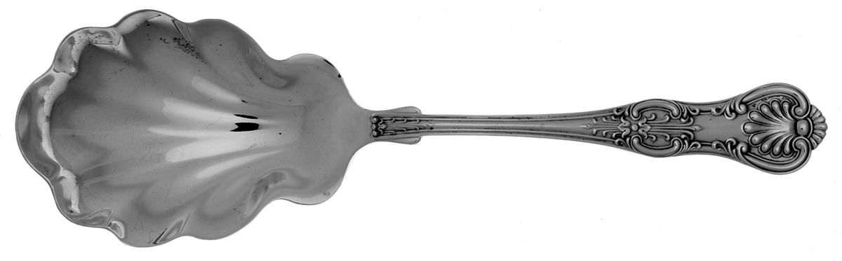 Kings (Sterling, 1903) Large Jelly Spoon by Wallace Silver-1