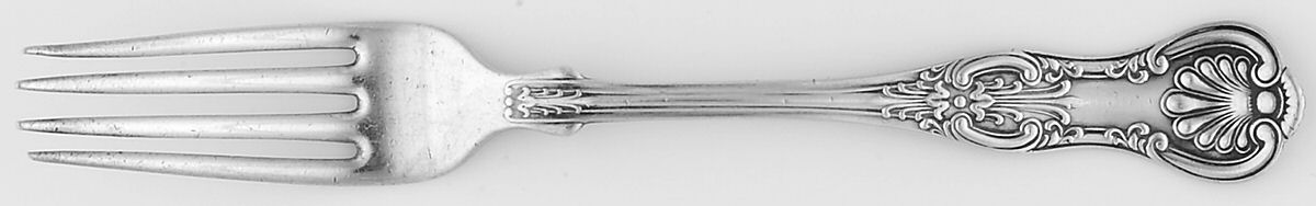 Kings (Sterling, 1903) Solid Youth Tea Fork by Wallace Silver-1