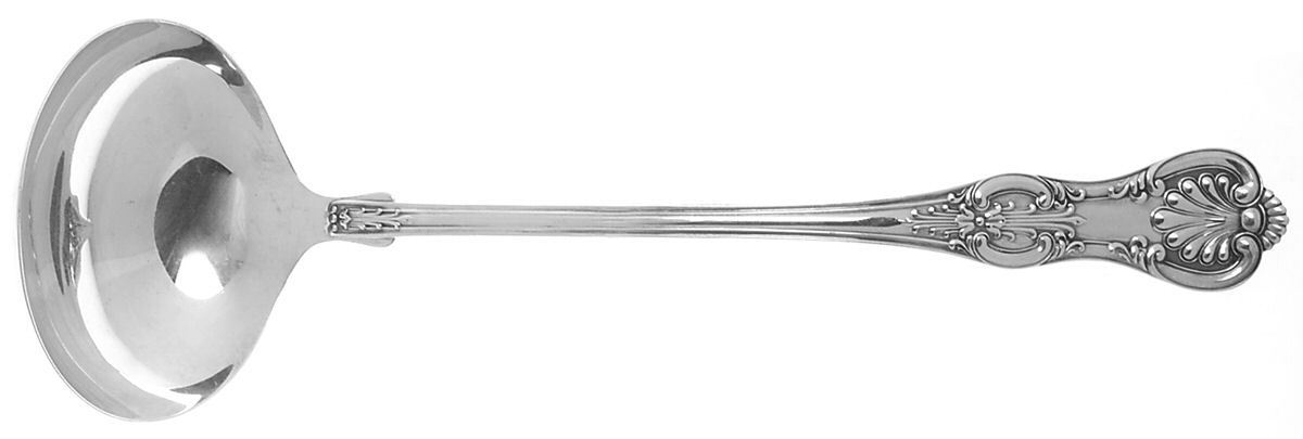 Kings (Sterling, 1903) Solid Soup Ladle by Wallace Silver-1