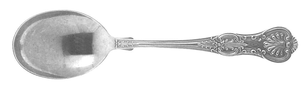 Kings (Sterling, 1903) Round Bowl Soup Spoon (Gumbo) by Wallace Silver-1