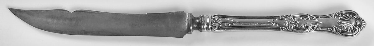 Kings (Sterling, 1903) Large Stainless Blade Roast Carving Knife by Wallace Silver-1