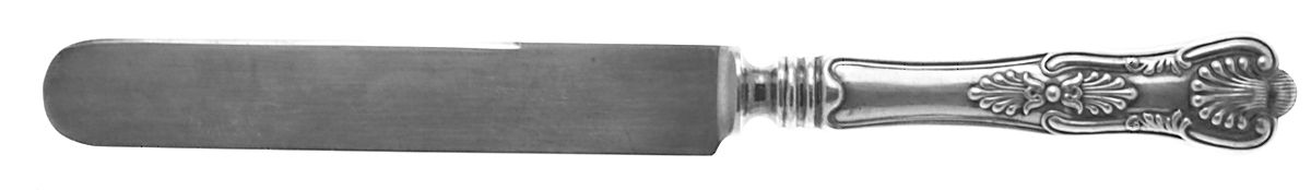 Kings (Silverplate) Old French Hollow Knife with Bolster by Wallace Silver-1