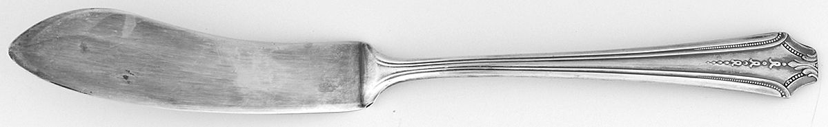 Knickerbocker (Silverplate, 1934) Flat Handle Master Butter Knife by Wallace Silver-1