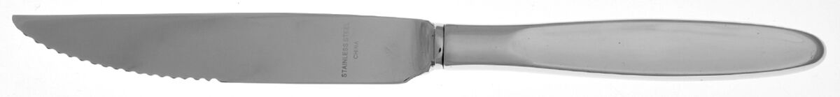 Lagoon (Stainless) Steak Knife Individual Hollow, Serrate HC by Wallace Silver-1