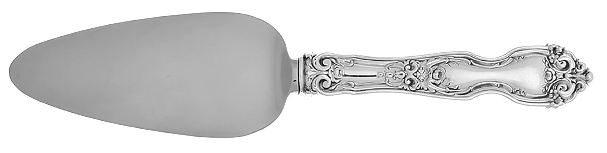 La Reine (Sterling, 1921, No Monograms) Cheese Server with Stainless Blade by Wallace Silver-1