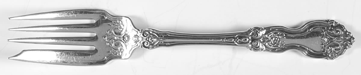 La Reine (Sterling, 1921, No Monograms) Individual Salad Fork by Wallace Silver-1