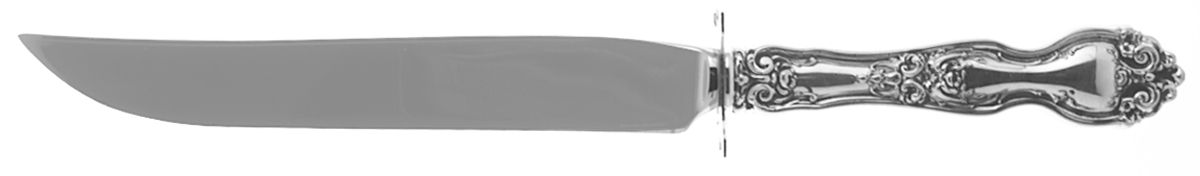 La Reine (Sterling, 1921, No Monograms) Small Steak Carving Knife with Stainless Blade by Wallace Silver-1
