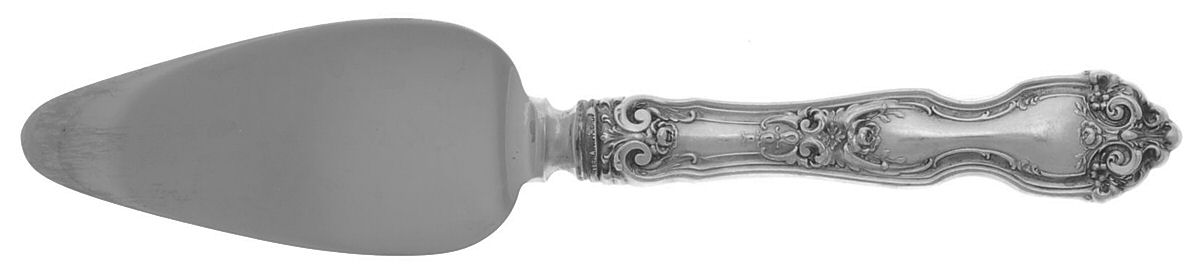 La Reine (Sterling, 1921, No Monograms) Cheese Server with Stainless Blade by Wallace Silver-1