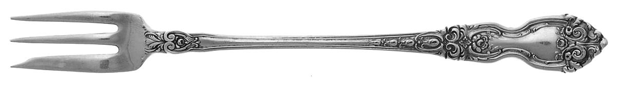 La Reine (Sterling, 1921, No Monograms) Oyster Fork by Wallace Silver-1