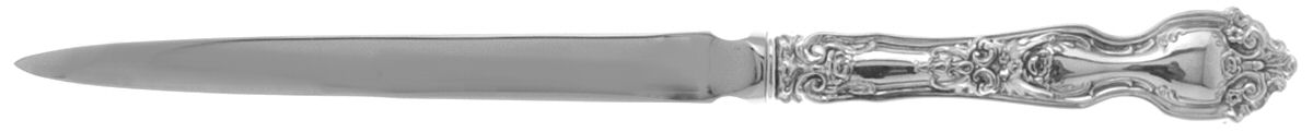 La Reine (Sterling, 1921, No Monograms) Letter Opener with Stainless Blade by Wallace Silver-1